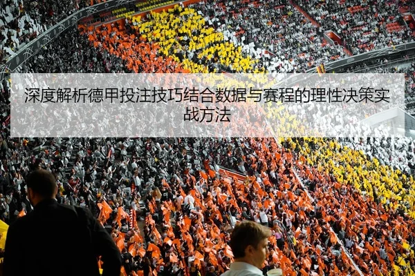 深度解析德甲投注技巧结合数据与赛程的理性决策实战方法